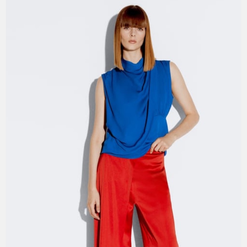 Zara Sleeveless Flowy Top